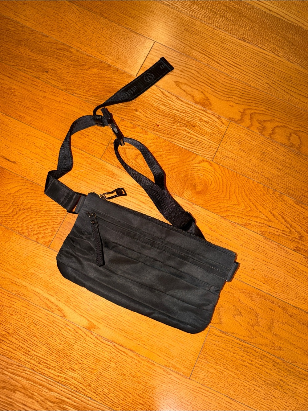 Black Crossbody Sling Bag - Minimal Everyday Carry